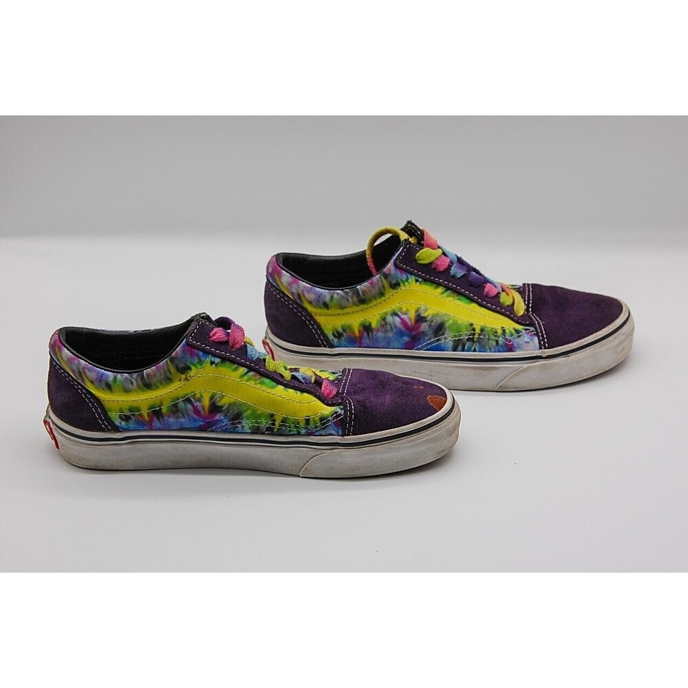 Vans Off The Wall Skate Shoes Mens Size 4.5 Women Size 6 Tie Dye Model 500714 - Picture 5 of 6